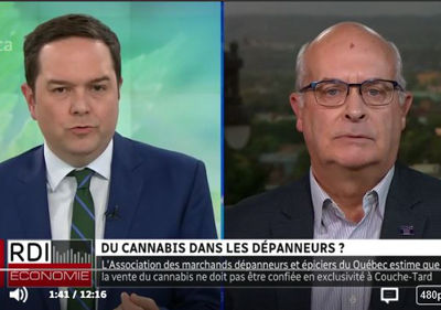 À RDI Économie - l'AMDEQ fait le point sur la vente du cannabis et réplique à Couche-Tard